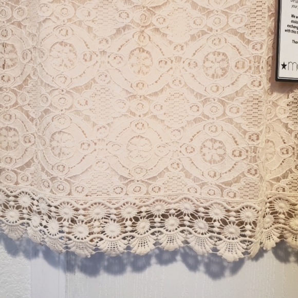 Sequin Hearts Peach Lace Dress - Picture 8 of 14